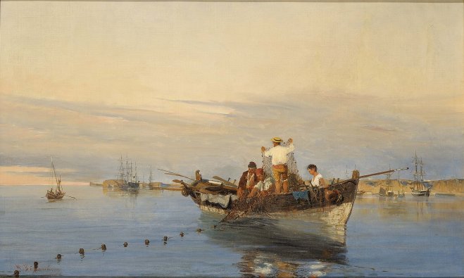 Einholen der Netze, 1880-1885 (Fotos: laskaridisfoundation)