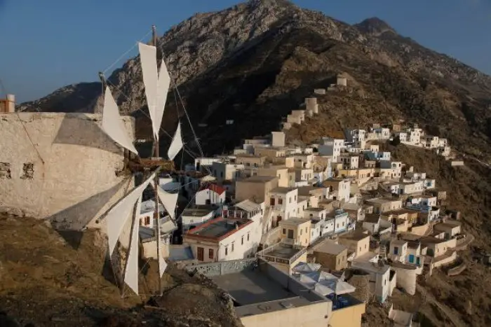 Das pittoreske Dorf Olymbos auf der Insel Karpathos (Foto: © Eurokinissi)