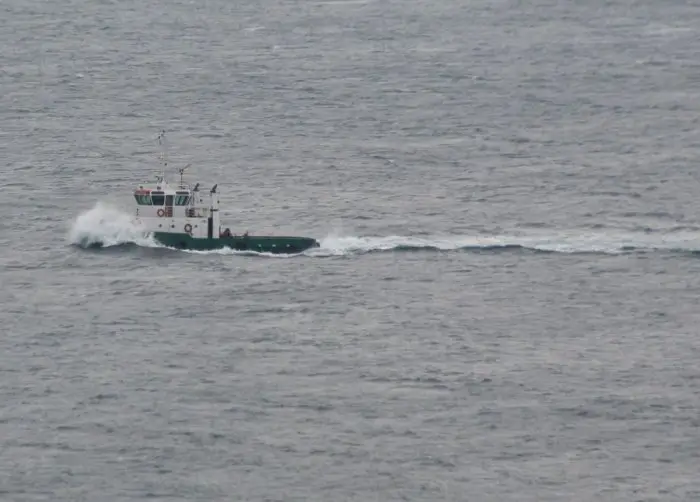 Unser Beispielfoto (© Eurokinissi) zeigt einen Schlepper.