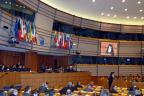 Patriarch Bartholomäos I. spricht vor dem Europaparlament 