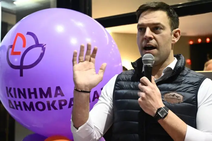Unser Archivfoto (© Eurokinissi) zeigt den früheren Oppositionschef Stefanos Kasselakis.