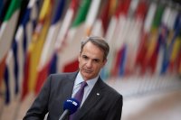 Unser Archivfoto (© Eurokinissi) zeigt Premierminister Kyriakos Mitsotakis in Brüssel.