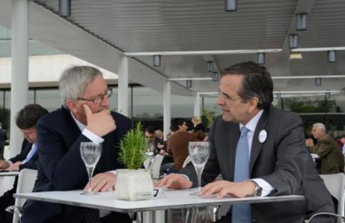 Europapolitiker Juncker in Griechenland: Botschaft der Hoffnung