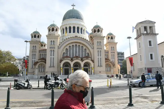 Unser Foto (© Eurokinissi) entstand in Patras.