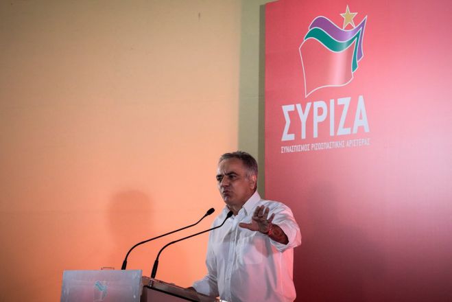 Unser Foto (© Eurokinissi) zeigt den neuen Generalsekretär des Zentralkomitees der Regierungspartei SYRIZA Panos Skourletis. 