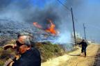 Neue Waldbrände in Griechenland 