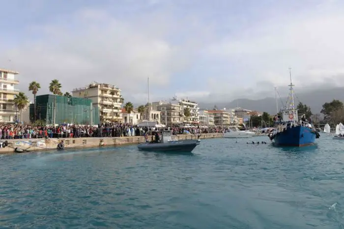 Unser Archivfoto (© Eurokinissi) zeigt die Strandpromenade von Kalamata.