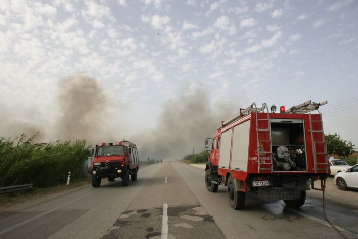 Waldbrand auf der Peloponnes – Dörfer von Flammen bedroht