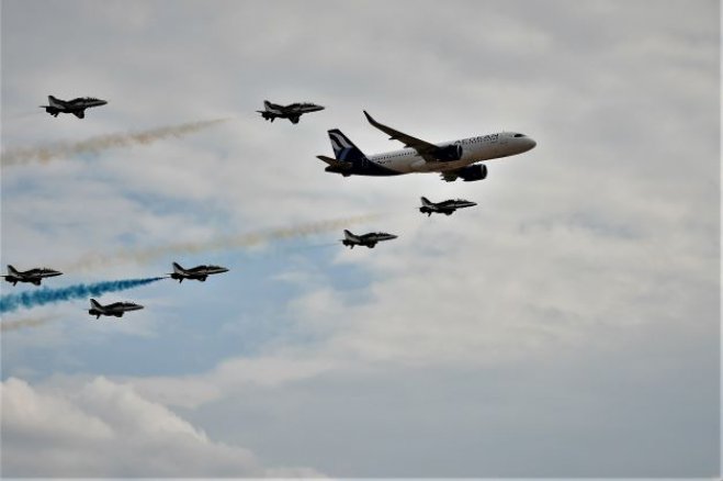 Unsere Fotos (© Eurokinissi) entstanden während der Athens Flying Week.