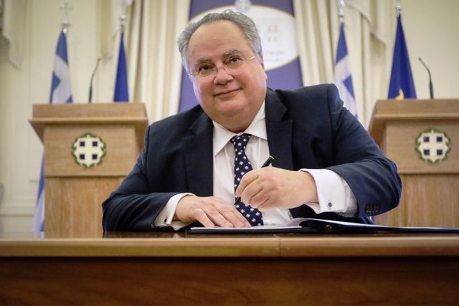 Unser Foto (© Eurokinissi) zeigt den griechischen Außenminister Nikos Kotzias.
