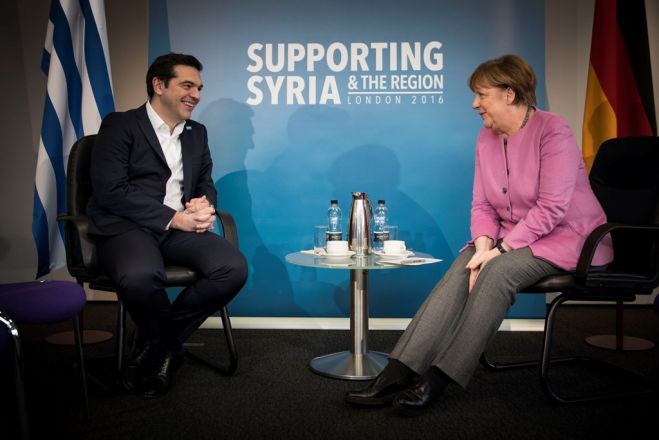 Tsipras trifft Merkel: „Zwei Krisen gleichzeitig“ <sup class="gz-article-featured" title="Tagesthema">TT</sup>