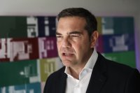 Unser Archivfoto (© Eurokinissi) zeigt Oppositionschef Alexis Tsipras.