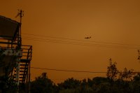 Der afrikanische Sand zieht sich langsam zurück