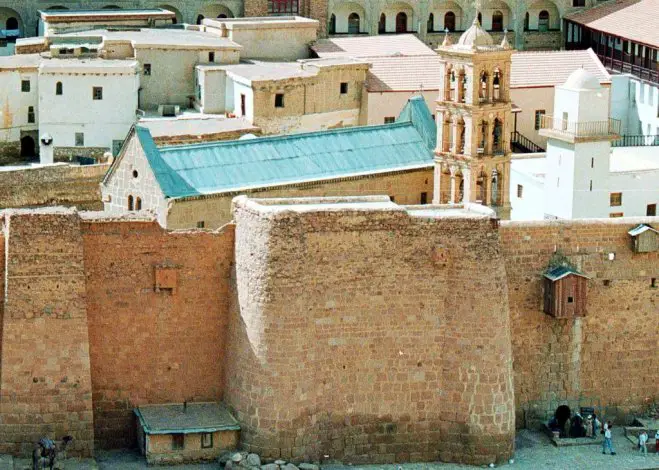 Unser Archivfoto (© Eurokinissi) zeigt das Katharinenkloster in Sinai.