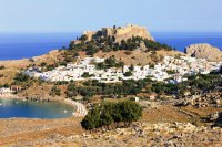 Foto (© gtp): Lindos auf Rhodos.