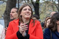 Unser Archivfoto )© Eurokinissi) zeigt die Vorsitzende der Plefsi Eleftherias Zoi Konstantopoulou