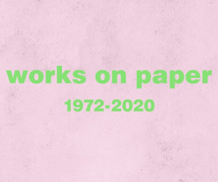 Ausstellung „Works on Waper 1972-2020“ in Athen.