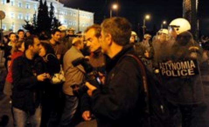 Journalisten in Griechenland protestieren scharf gegen Polizeigewalt