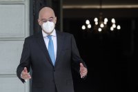 Unser Archivfoto (© Eurokinissi) zeigt Außenminister Nikos Dendias.