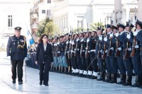 Unser Foto (© Eurokinissi) entstand am Freitag in Athen.
