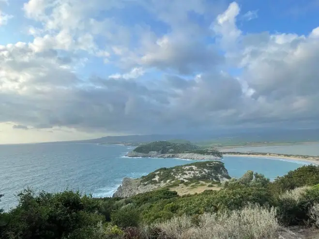 Wolkenfront über Pylos (Foto: Jana Petersmeier)