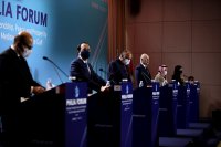 Unser Foto (© Eurokinissi) entstand während des Philia-Forums in Athen. 