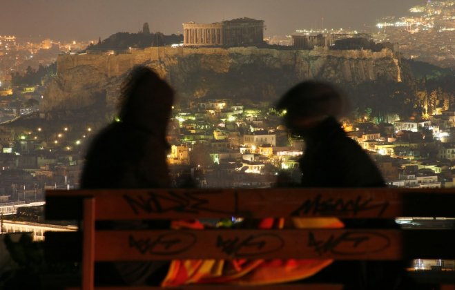 Unser Archivfoto (© Eurokinissi) entstand auf dem Lykabettus-Hügel in Athen.