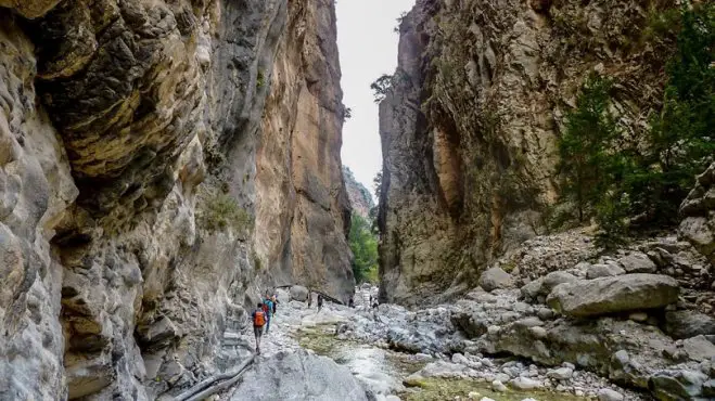 Die Samaria-Schlucht auf Kreta (Foto: © www.samaria.gr)