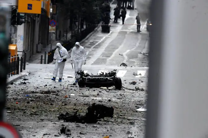 Autobombe explodiert im Athener Zentrum