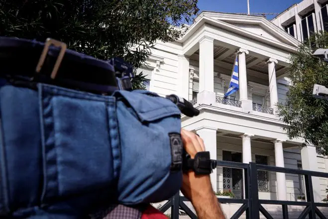 Unser Archivfoto (© Eurokinissi) zeigt das Gebäude des griechischen Außenministeriums.