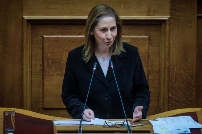 Unser Archivfoto (© Eurokinissi) zeigt die Ministerin für Verwaltungsreform Mariliza Xenogiannakopoulou.