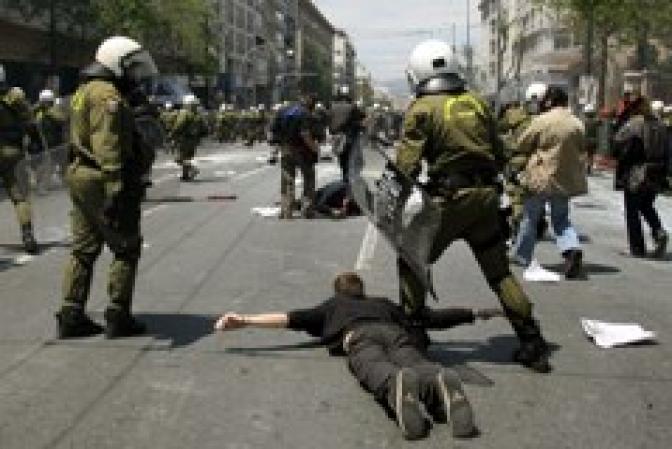 Gewalttätigen Ausschreitungen im Umfeld von Kundgebungen