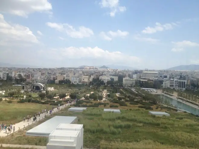 Foto (© GZ-Archiv): Ausblick vom Stavros Niarchos Kulturzentrum.