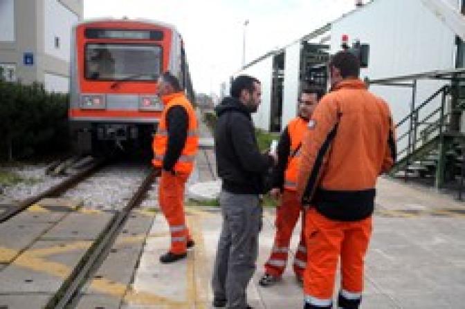 Protest der Ärzte und der U-Bahn-Angestellten