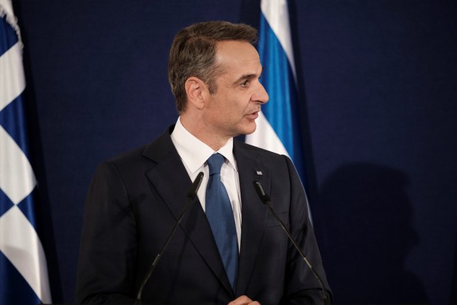 Unser Foto (© Pressebüro des Ministerpräsidenten / Dimitris Papamitsos) zeigt Ministerpräsident Kyriakos Mitsotakis.