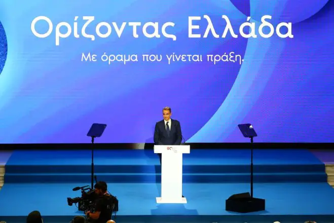 Unser Foto (© Eurokinissi) zeigt Premierminister Kyriakos Mitsotakis während der diesjährigen Internationalen Messe Thessaloniki.