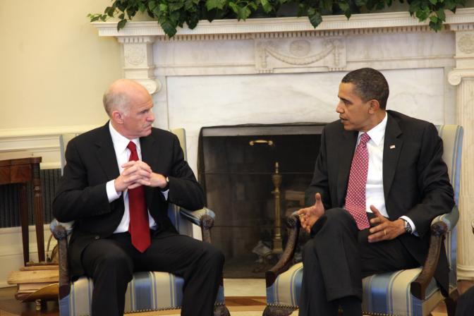 US-Präsident Obama bedankt sich bei Premier Papandreou