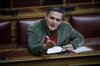 Unser Archivfoto (© Eurokinissi) zeigt den griechischen Finanzminister Efklidis Tsakalotos.