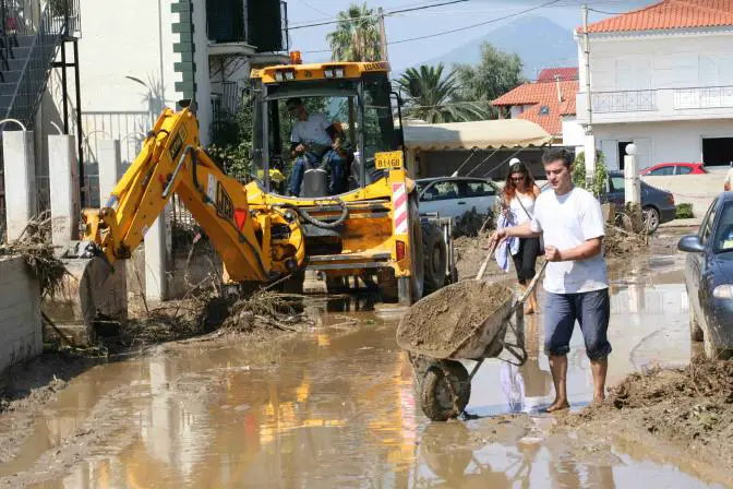 Griechenland: Ein Toter bei Überschwemmungen auf Euböa