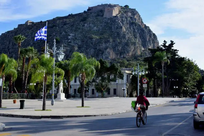 Unser Archivfoto (© Eurokinissi) entstand in Nafplion auf der Peloponnes.