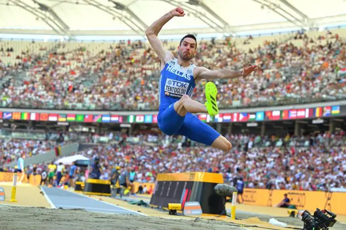  Archivfoto (© Eurokinissi) zeigt Tendoglou bei der Leichtathletik-WM.