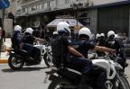 Verfolgungsjagd der Polizei mit Schusswechsel in Athen 