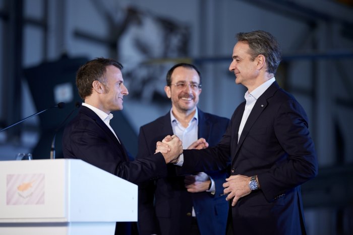 Unser Foto (© Eurokinissi) entstand am Montag (9.3.) auf Zypern.