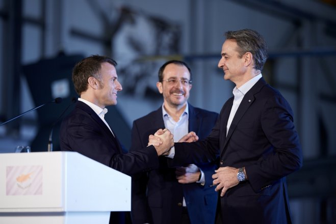 Unser Foto (© Eurokinissi) entstand am Montag (9.3.) auf Zypern.