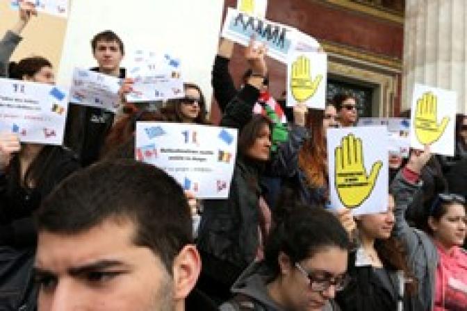 Studentenproteste gegen Gesetzesnovelle „Athiná“