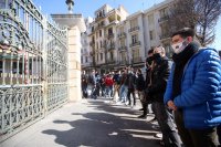 Unser Archivfoto (© Eurokinissi) entstand während einer Demonstration von Schülern und Studenten gegen das neue Bildungsgesetz in Thessaloniki.