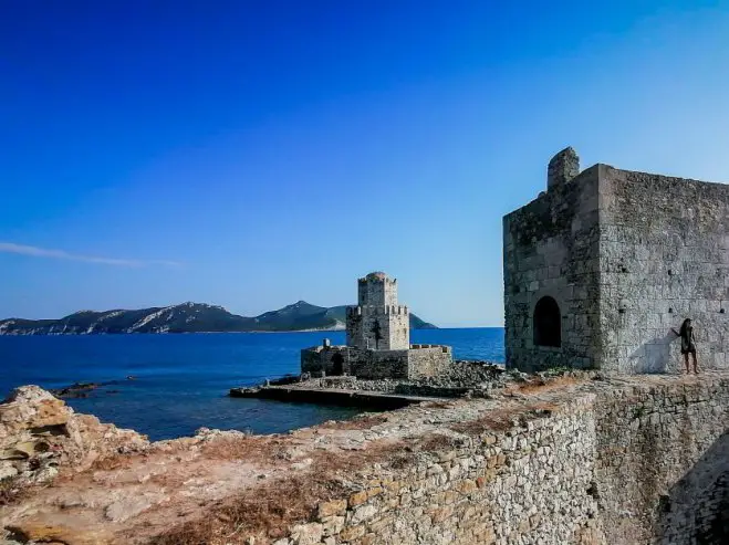 Foto (© Eurokinissi): Die Burg von Methoni.