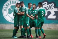 Unser Archivfoto (© Eurokinissi) zeigt Spieler der griechischen Fußballmannschaft Panathinaikos Athen.