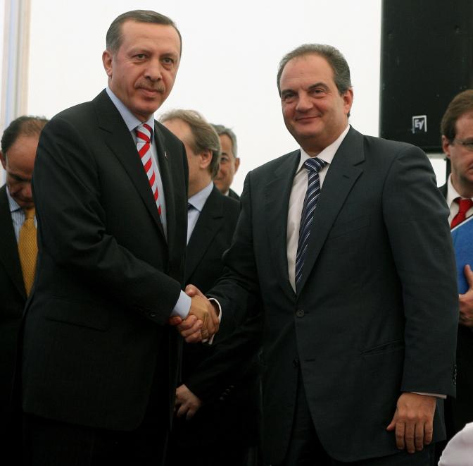 Beginn des offiziellen Türkei-Besuches von Premier Kostas Karamanlis