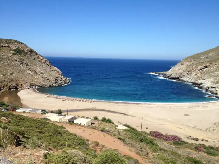 Das Foto (aus unserem Fotoarchiv) entstand auf Andros.